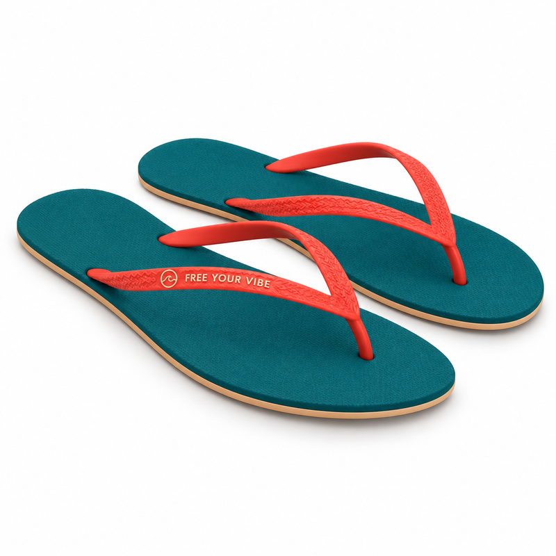 Free Your Vibe Classic Beach Flip-Flops