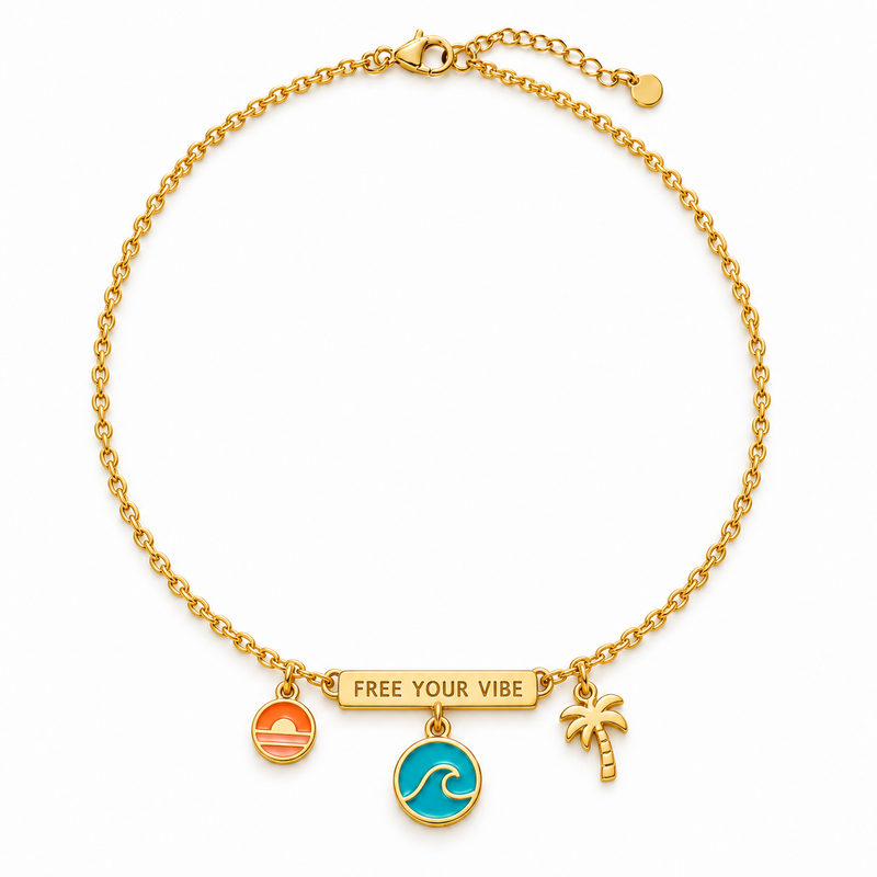 Free Your Vibe Coastal Charm Necklace